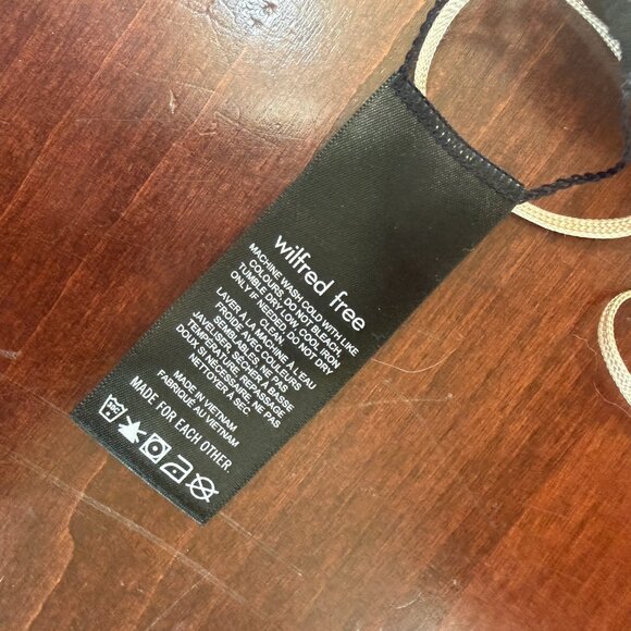 ARITZIA Wilfred Free Black Knit Halter Mini Dress Size Small - Picture 6 of 8